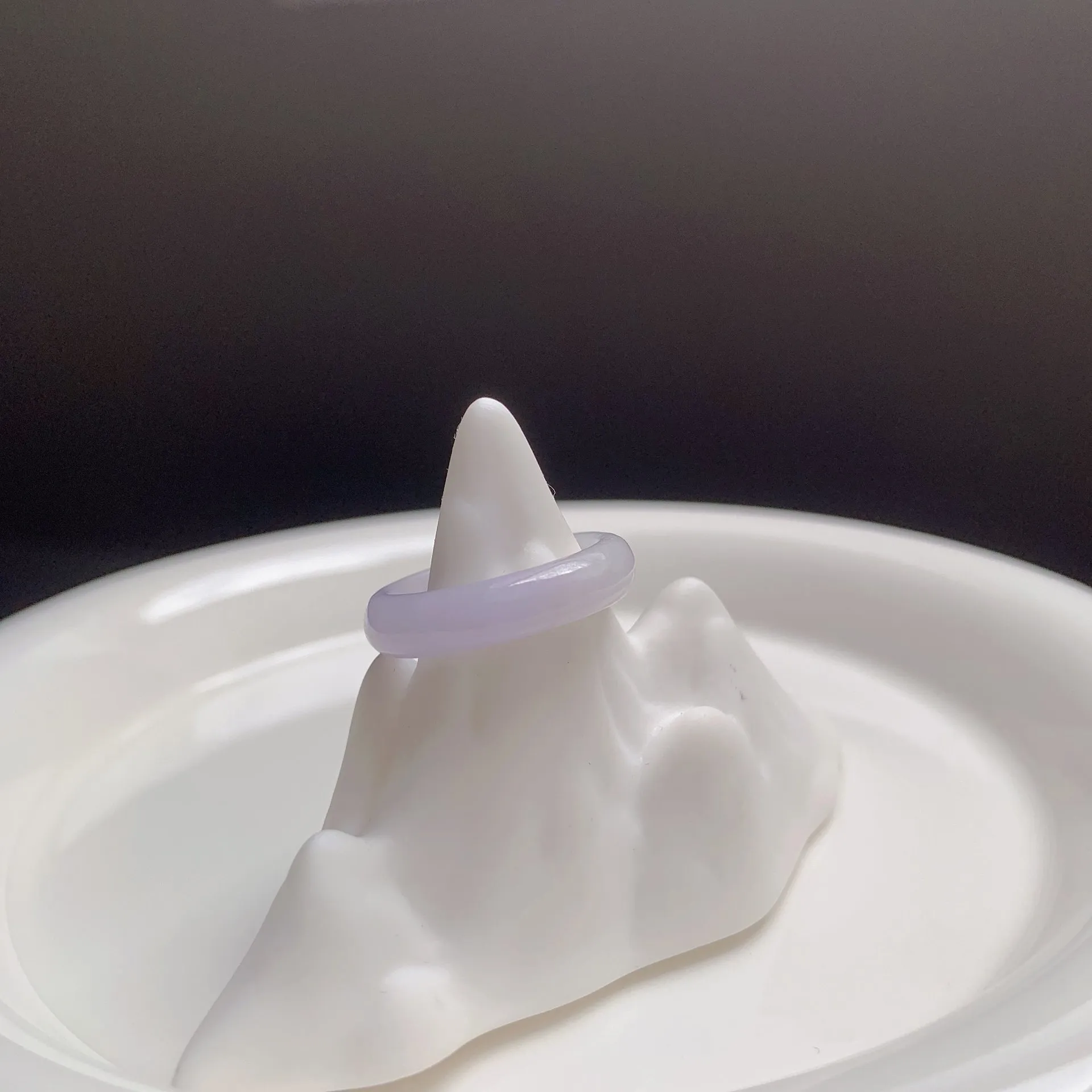 逢春紫翡翠戒圈