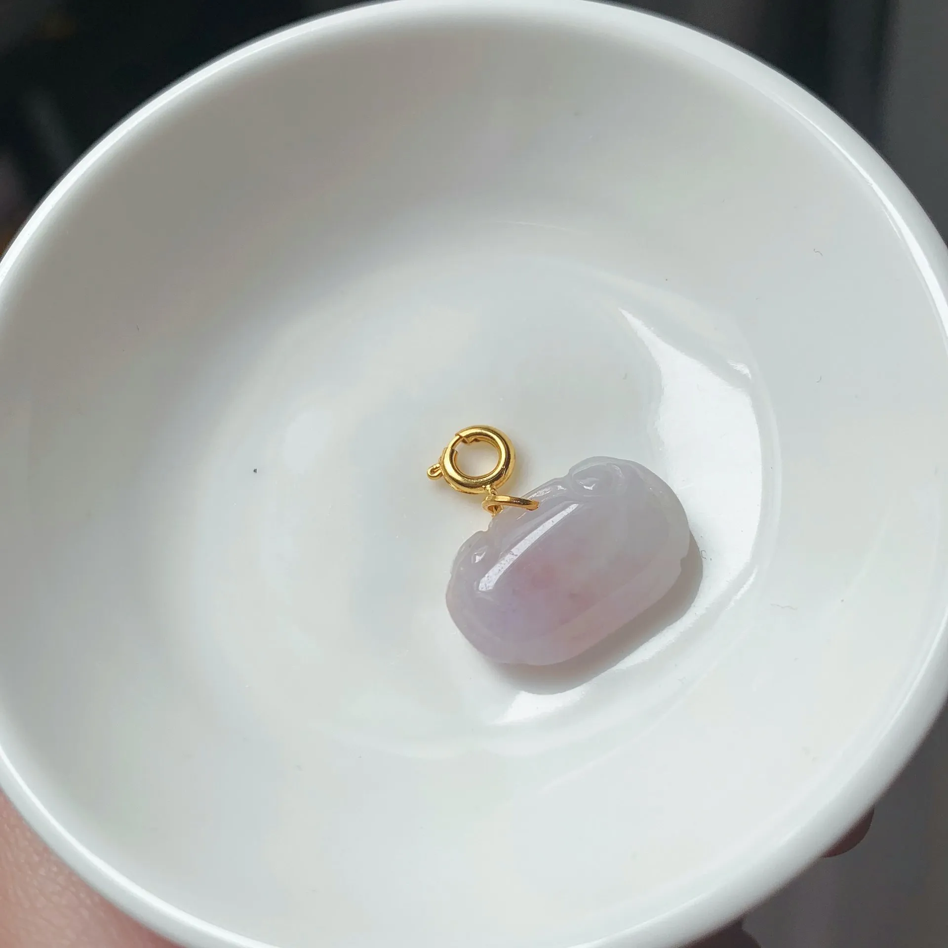 粉翡如意鎖隨意扣