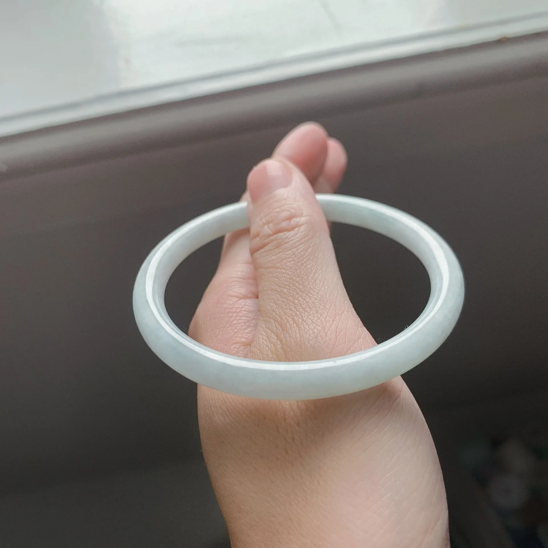 淺藍翡翠叮噹鐲