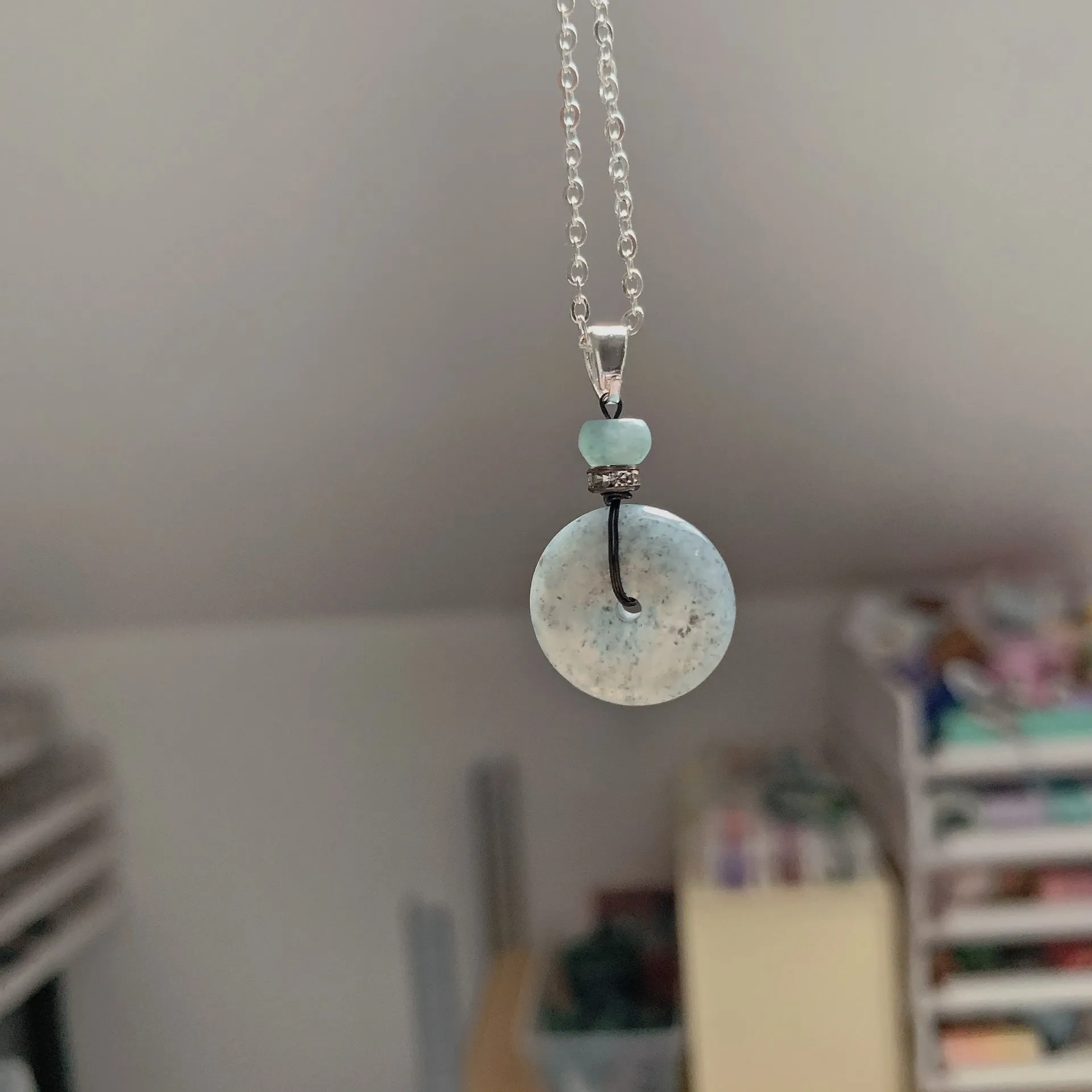 黑冰芝麻糊烏雞翡翠平安扣